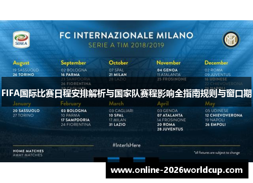 FIFA国际比赛日程安排解析与国家队赛程影响全指南规则与窗口期
